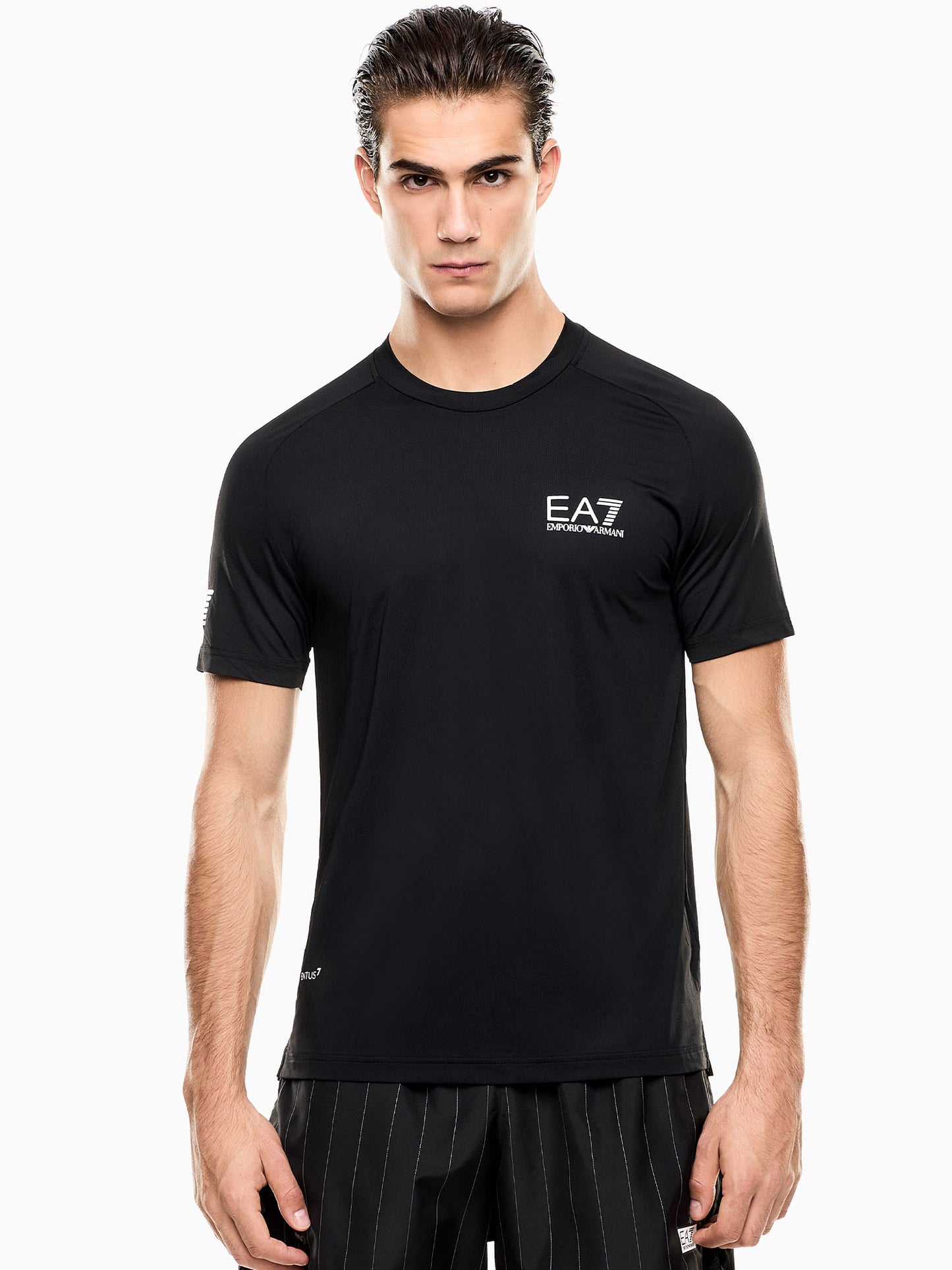 EA7 Emporio Armani Ventus7, t-shirt maniche corte da Uomo nera