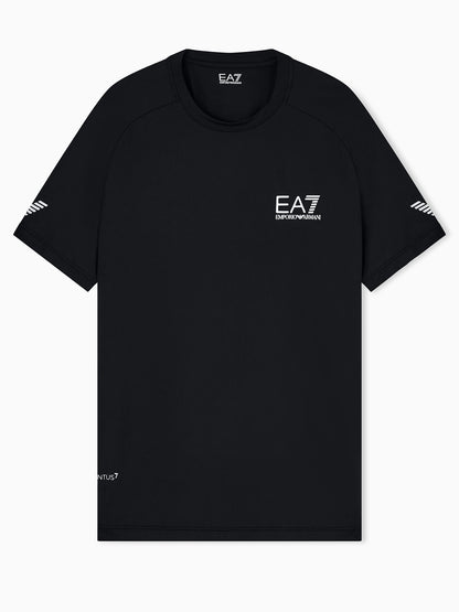 EA7 Emporio Armani Ventus7, t-shirt maniche corte da Uomo nera