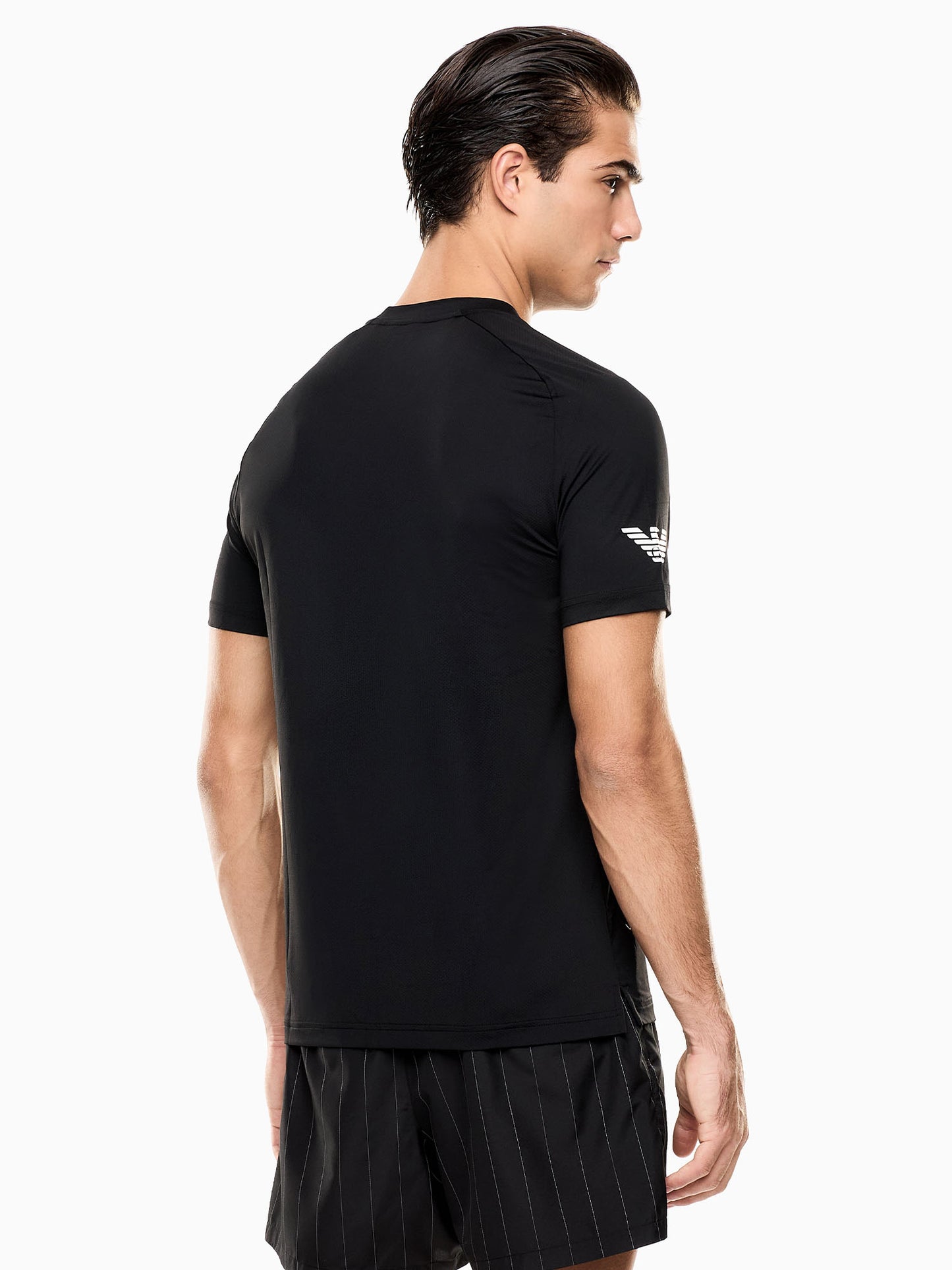 EA7 Emporio Armani Ventus7, t-shirt maniche corte da Uomo nera