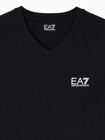EA7 Emporio Armani Ventus7, t-shirt maniche corte da Uomo nera