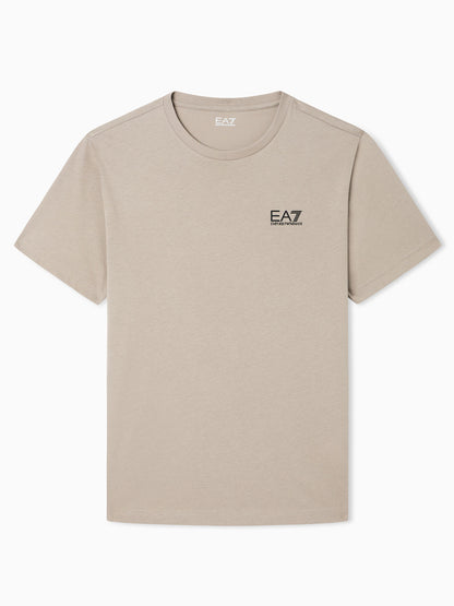 T-shirt a maniche corte EA7 Emporio Armani da uomo beige