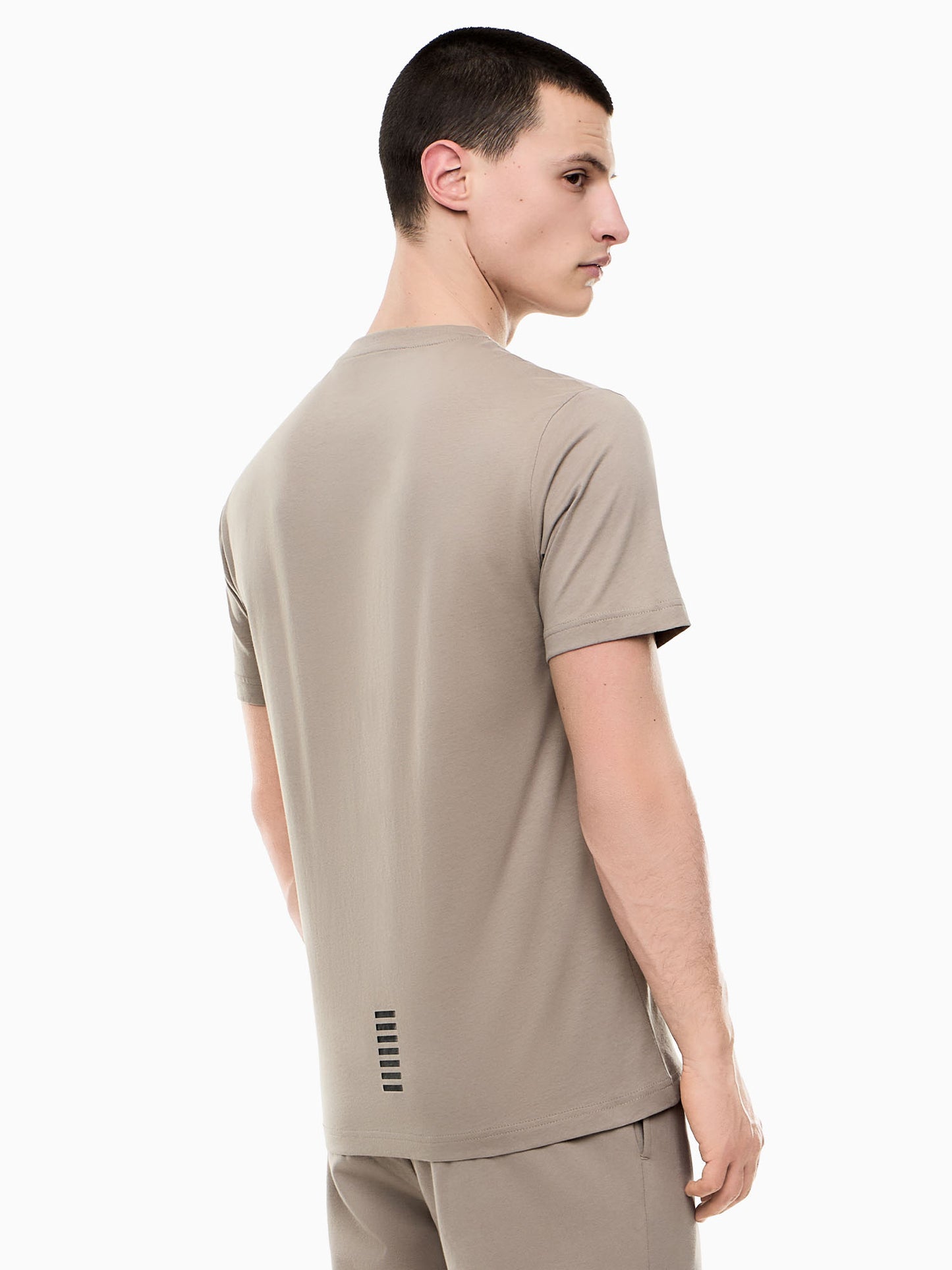 T-shirt a maniche corte EA7 Emporio Armani da uomo beige
