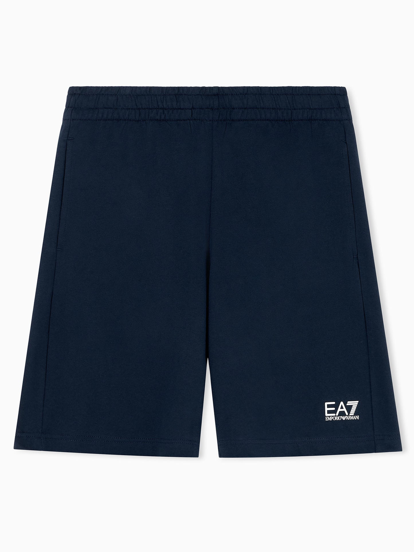 Bermuda core identity in cotone blu da uomo EA7 Emporio Armani
