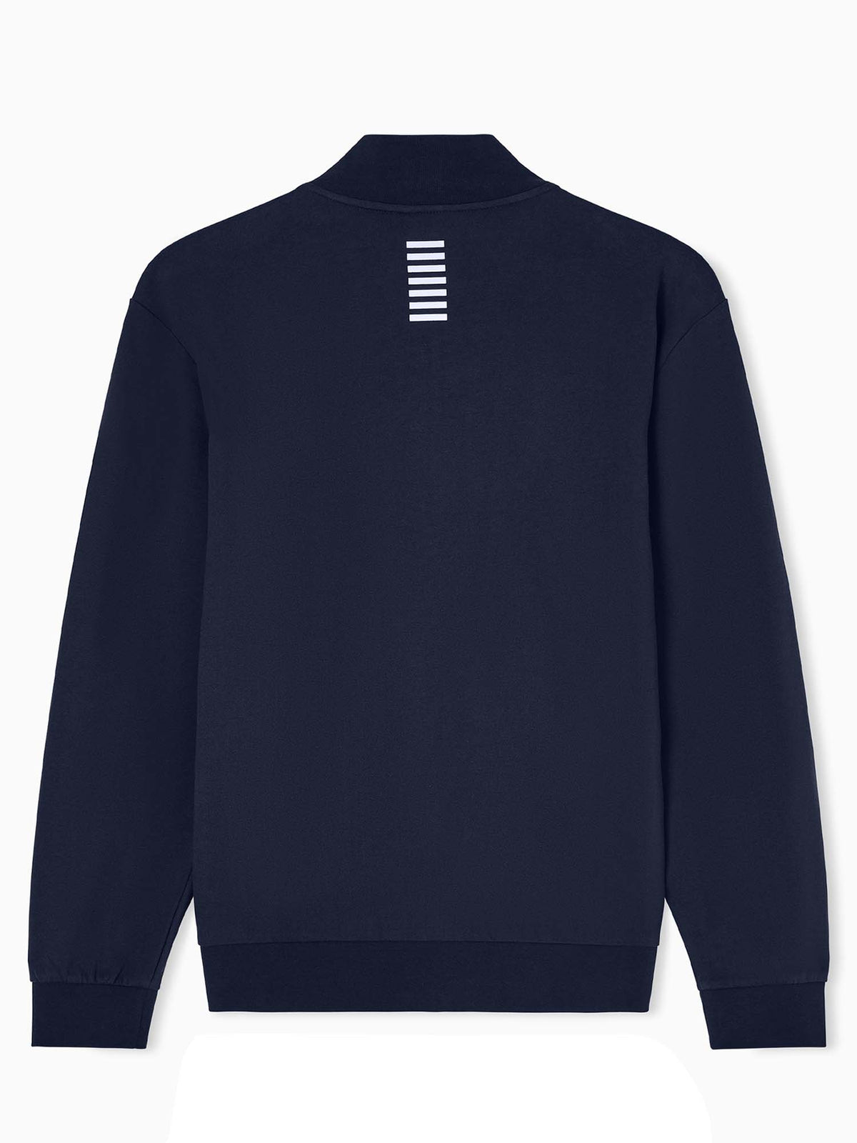 EA7 felpa zip da uomo blu