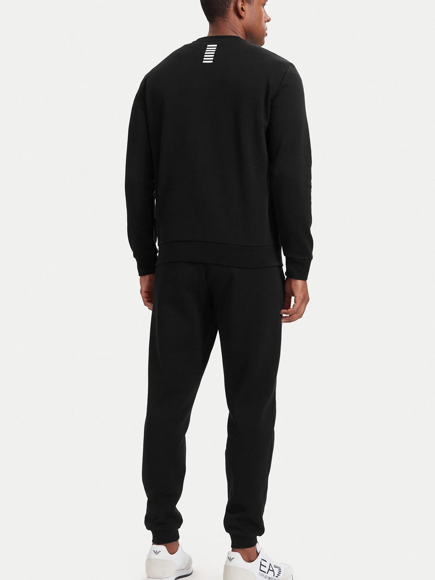 Ea7 Emporio Armani Train Core ID, felpa da uomo nera