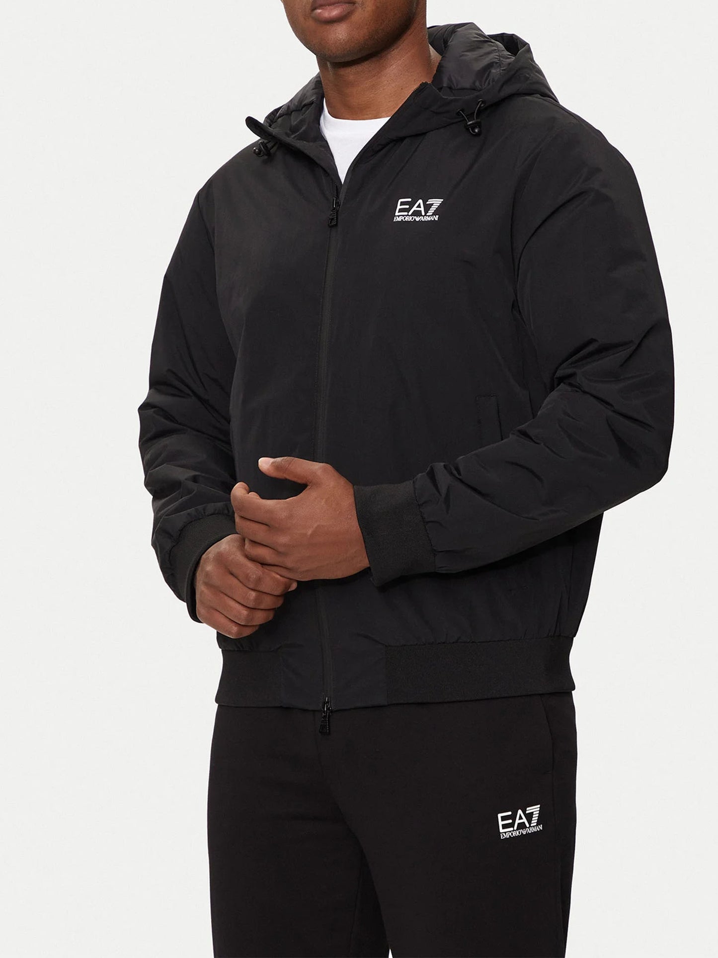 Ea7 Emporio Armani Pnfzz 8npb21, giubbotto da uomo nero