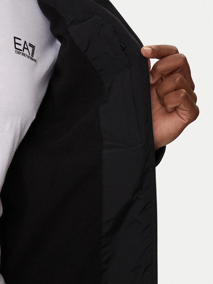 Ea7 Emporio Armani Pnfzz 8npb21, giubbotto da uomo nero