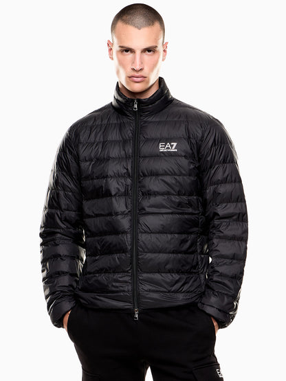 Giubbotto leggero imbottito EA7 Emporio Armani da uomo nero
