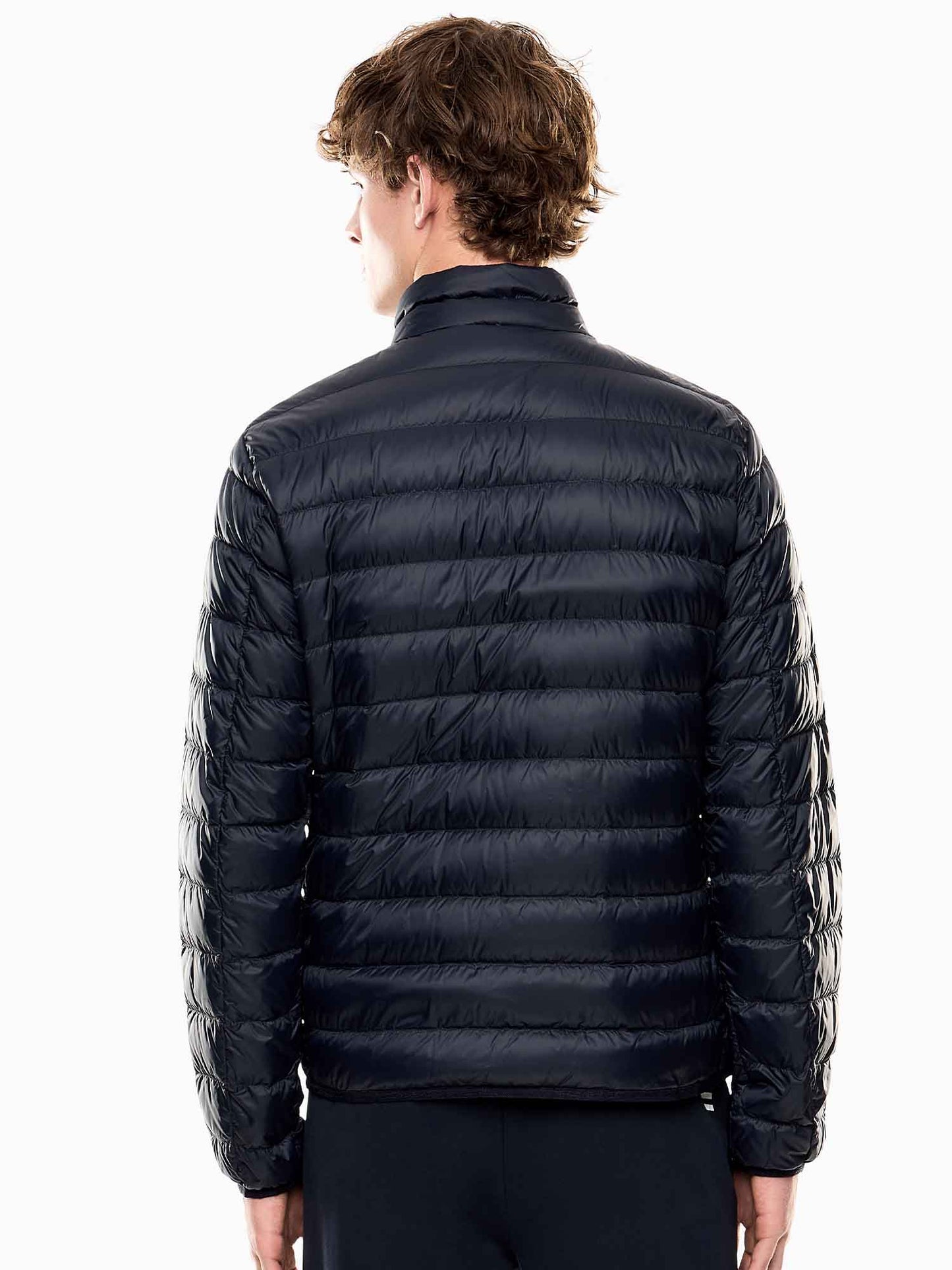 Giubbotto leggero EA7 Emporio Armani blu uomo per primavera-estate