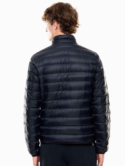 Giubbotto leggero EA7 Emporio Armani blu uomo per primavera-estate