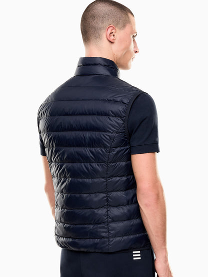 Gilet piuma EA7 Emporio Armani da uomo blu
