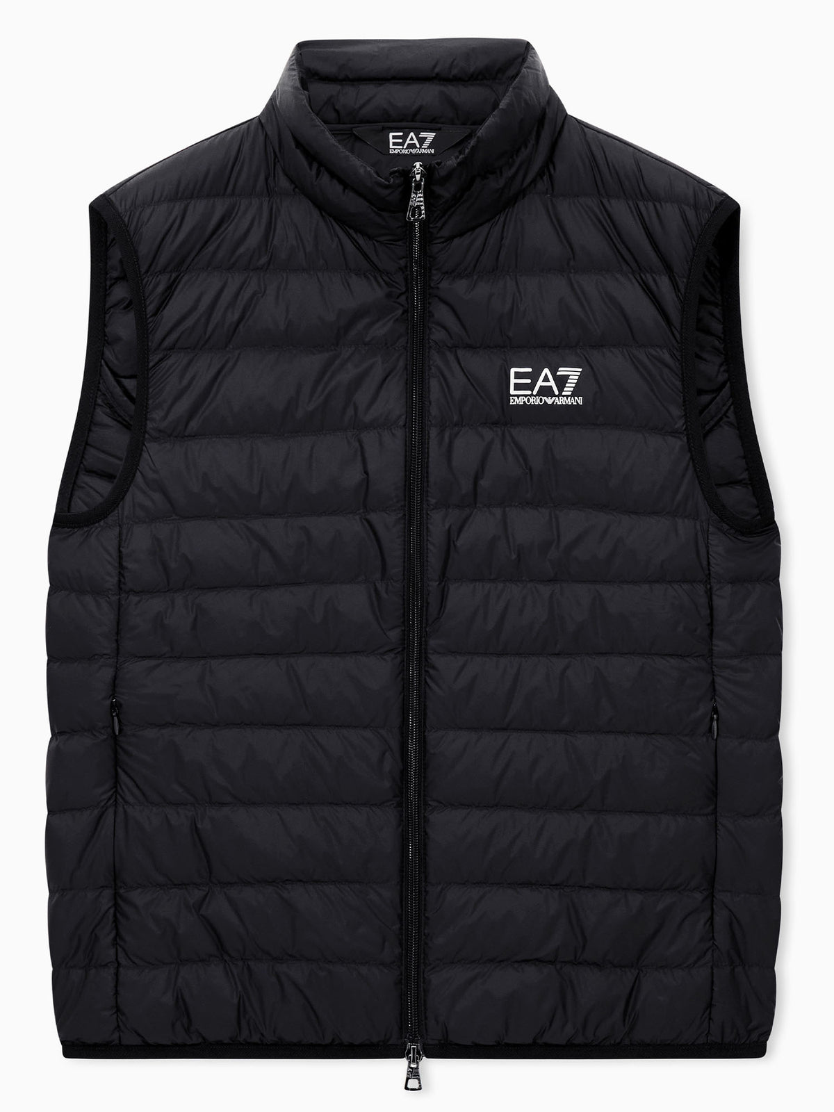 EA7 gilet piuma giubbino da uomo nero