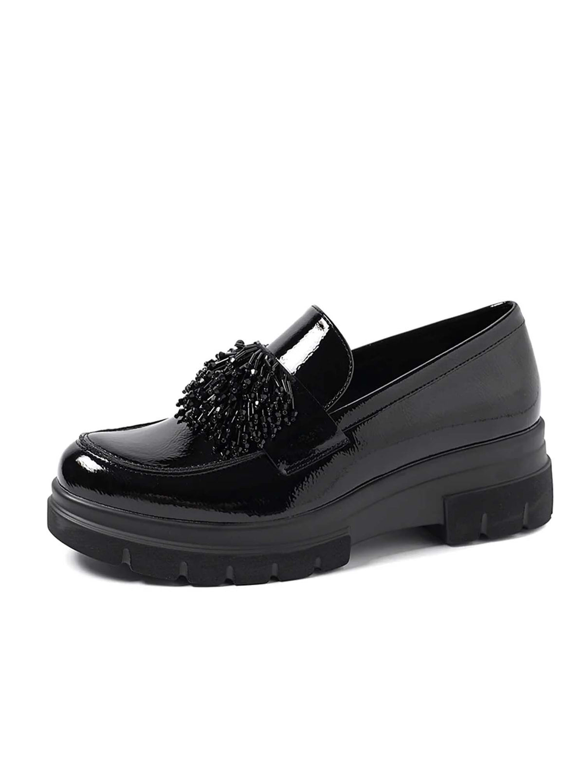 Queen Helena X29 58 Black, mocassini da donna neri