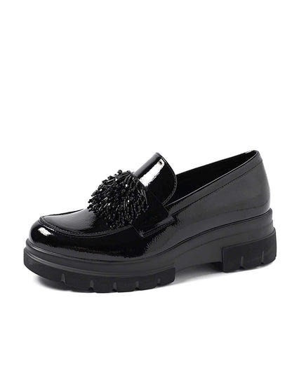 Queen Helena X29 58 Black, mocassini da donna neri