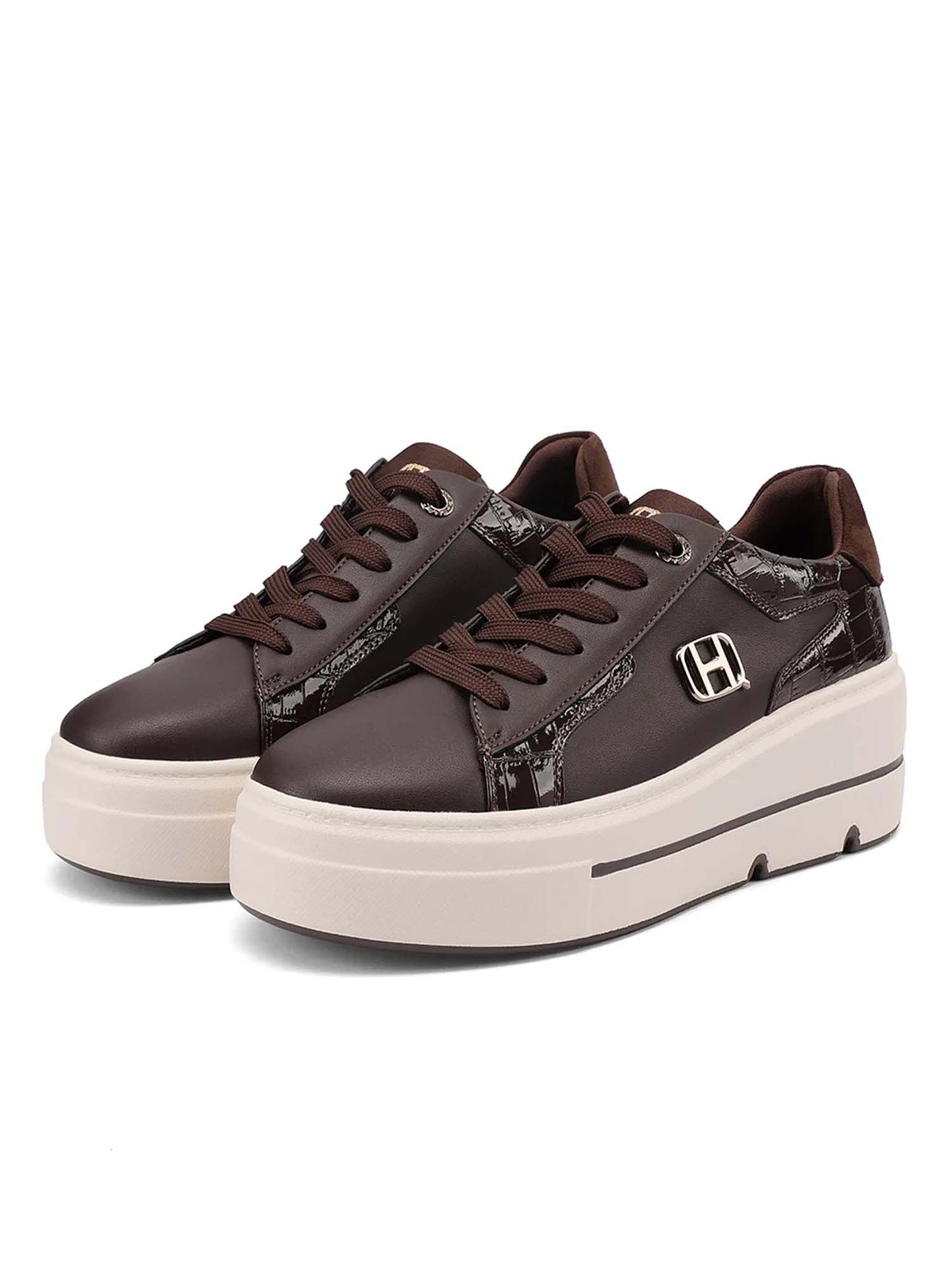 Queen Helena X35 11 Brown, sneakers da donna marroni