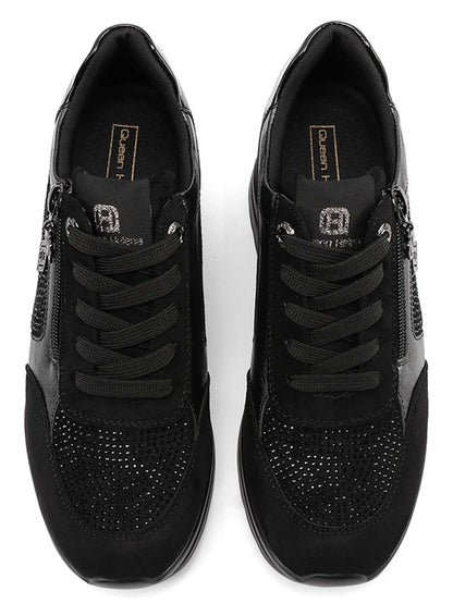 Queen Helena X35 40 Black, sneakers da donna nere