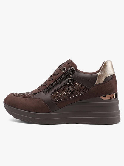 Queen Helena X35 40 Brown, sneakers da donna marroni