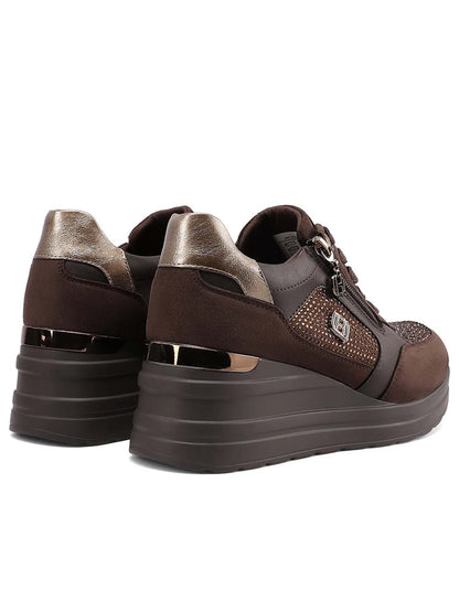 Queen Helena X35 40 Brown, sneakers da donna marroni