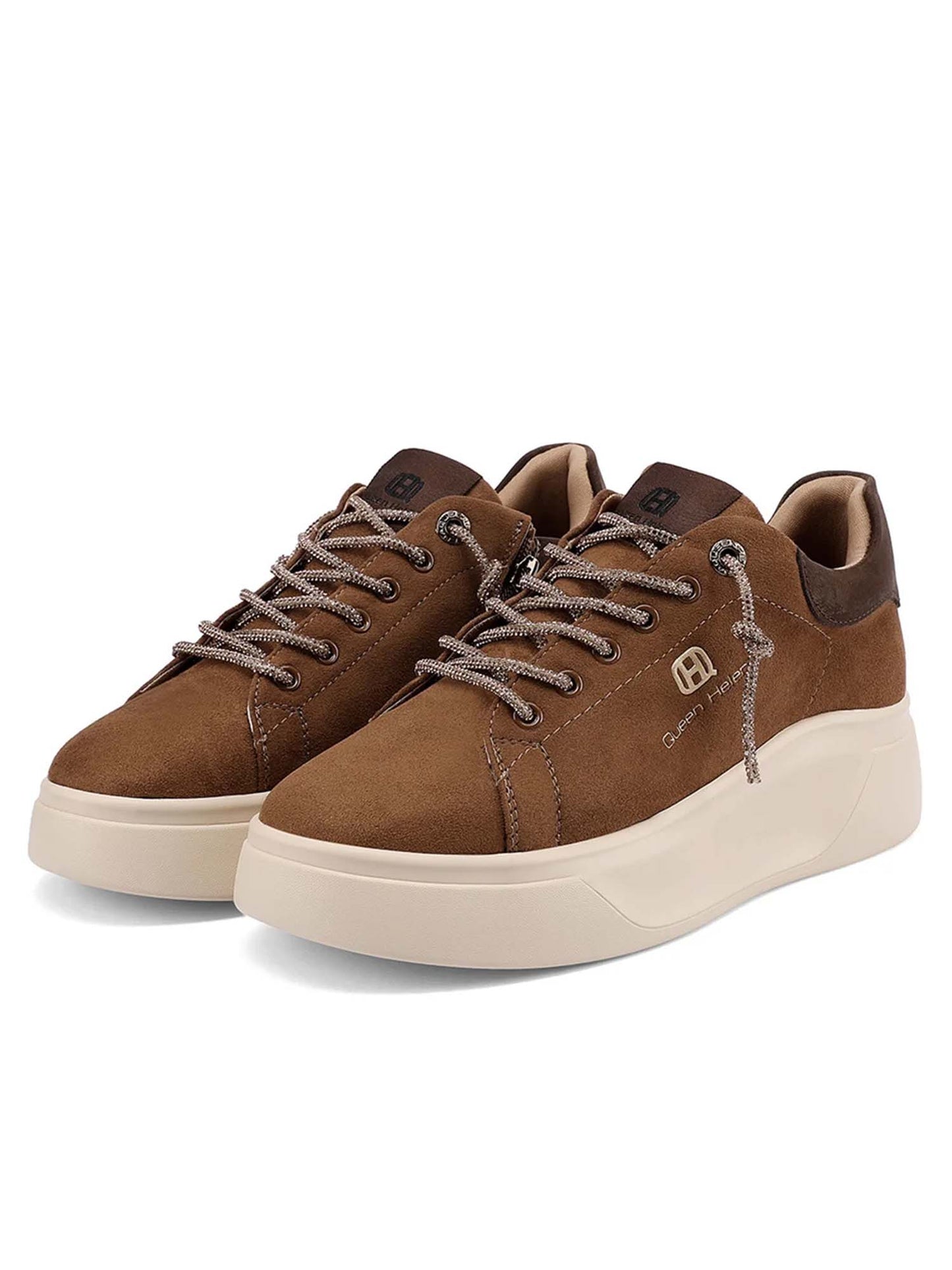Queen Helena X35 6, sneakers da donna marroni