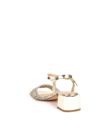 Sandali donna Clyo' oro per un look casual sofisticato