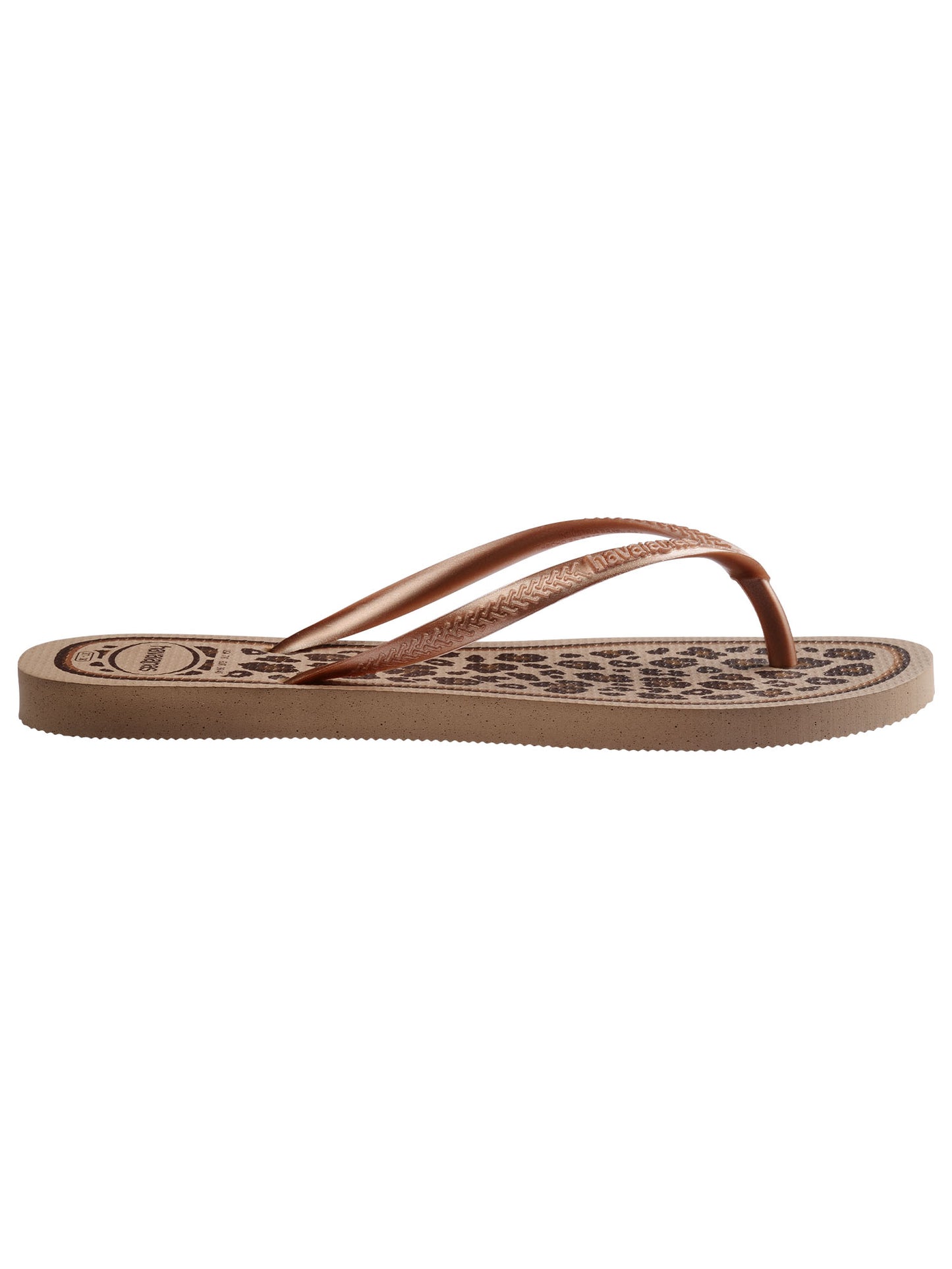 Havaianas Slim Animals, ciabatte donna rosa con stampa animalier