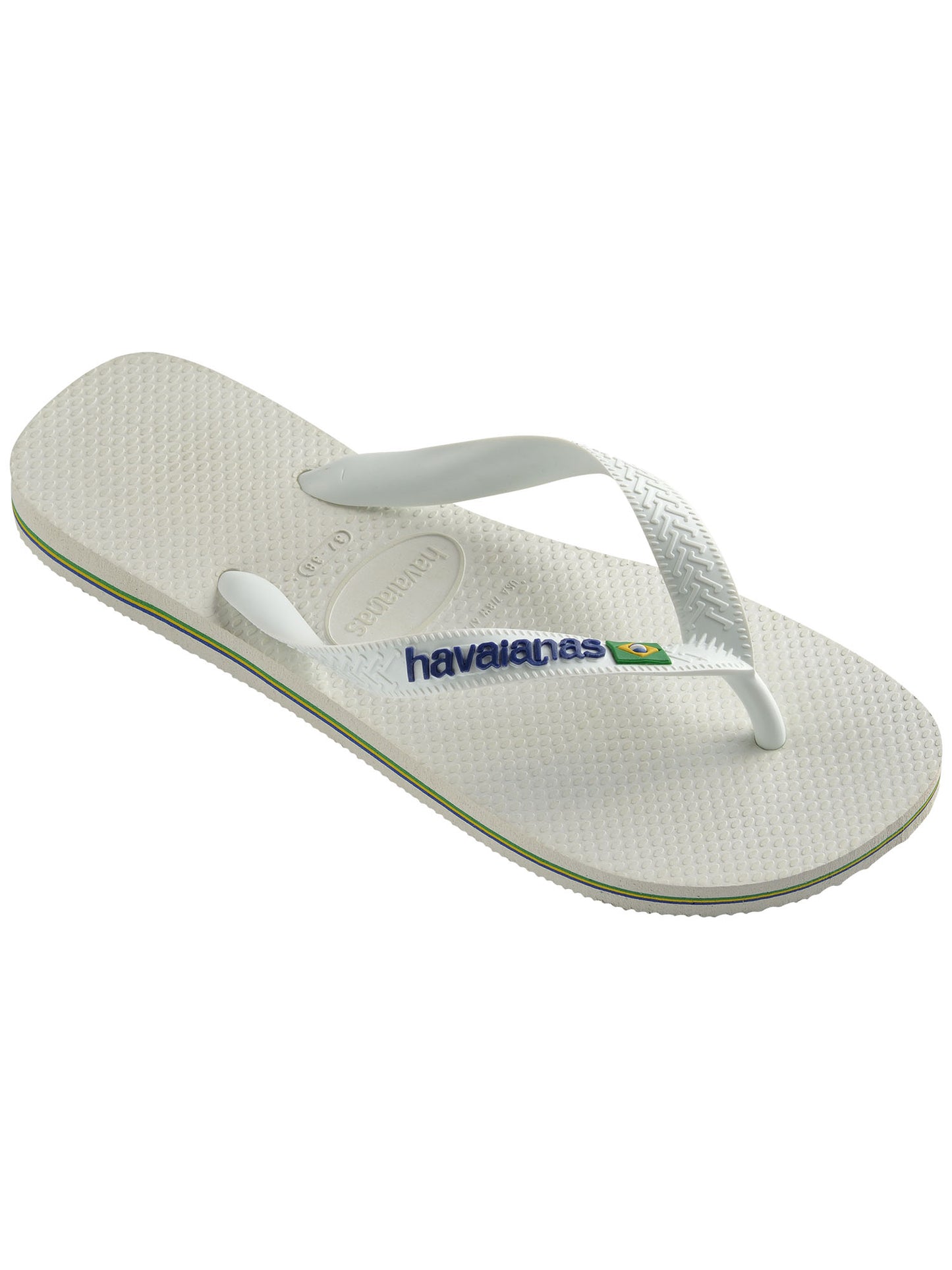 Ciabatte Havaianas Brasil Logo da uomo bianche, iconiche e comode