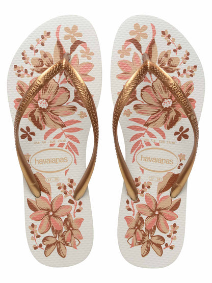 Ciabatte Havaianas Slim Organ da donna multicolore, stile brasiliano