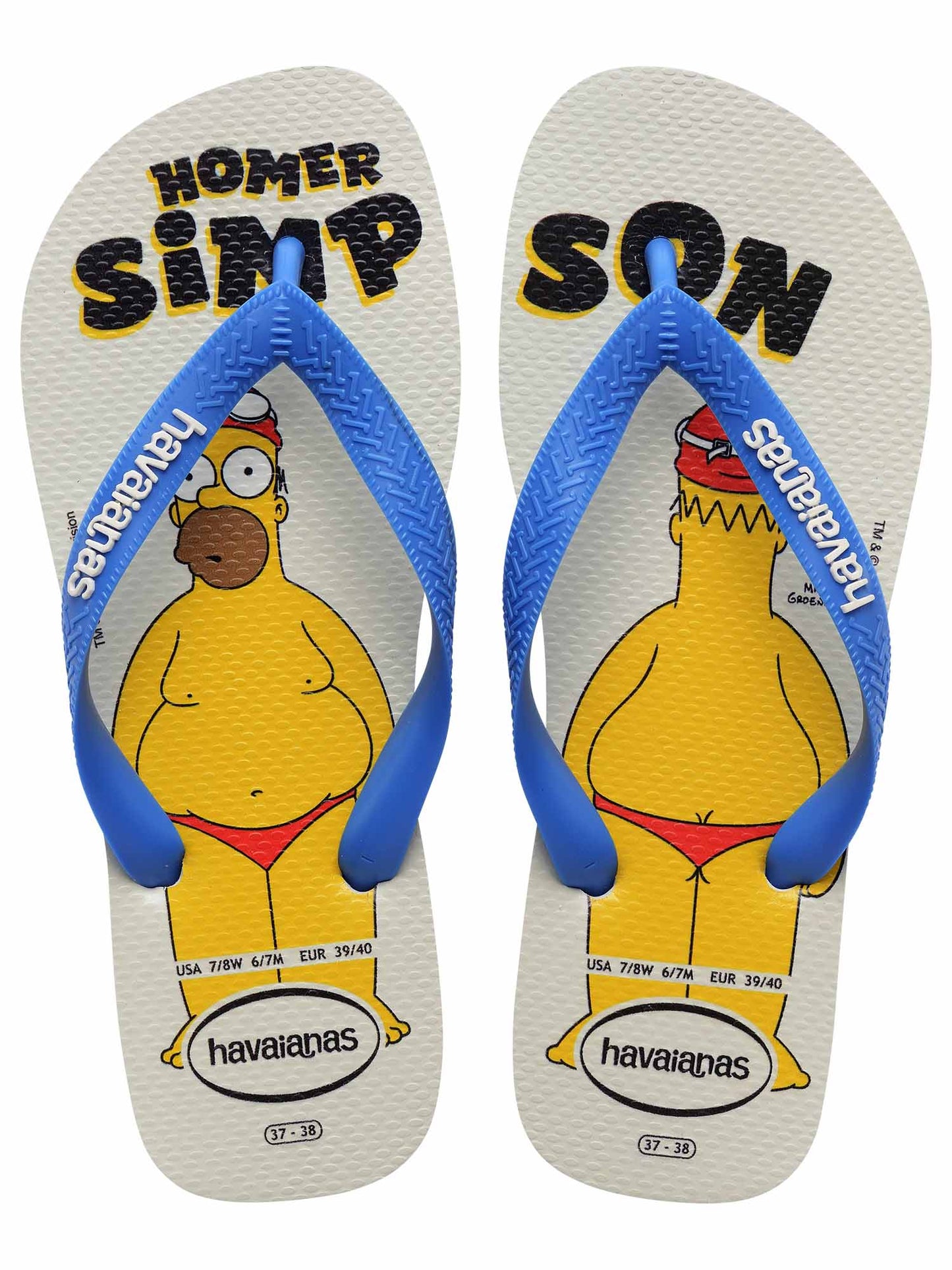 Ciabatte Havaianas Simpsons multicolore da uomo