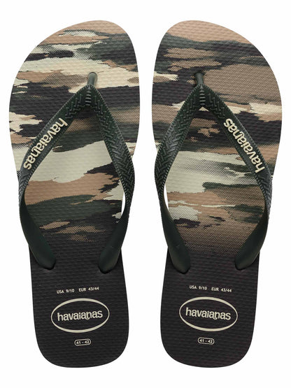 Havaianas Top Camu, ciabatte uomo verde dallo stile brasiliano