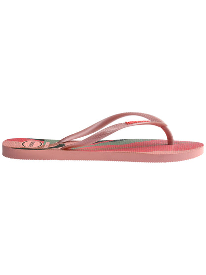 Ciabatte Havaianas Slim Palet rosa da Donna, icona di stile brasiliano