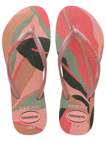 Ciabatte Havaianas Slim Palet rosa da Donna, icona di stile brasiliano