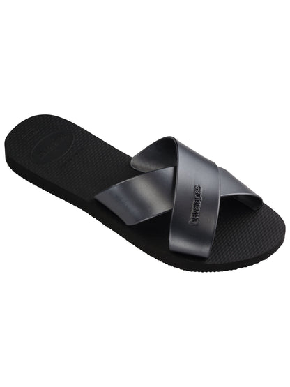 Havaianas aqua metal ciabatte infradito mare da donna nero