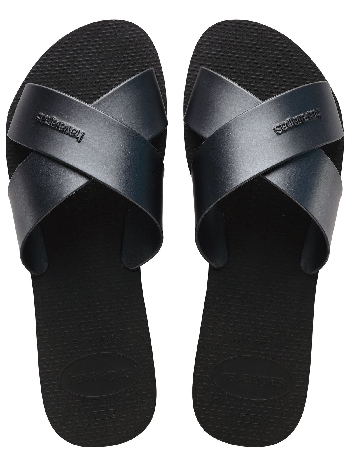 Havaianas aqua metal ciabatte infradito mare da donna nero