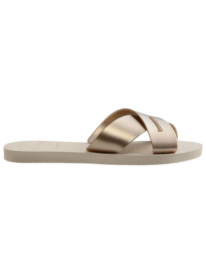 HAVAIANAS AQUA METAL - BEIGE