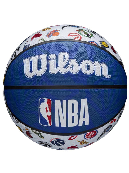 Wilson nba all team pallone basket da unisex bianco