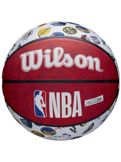 Wilson nba all team pallone basket da unisex bianco