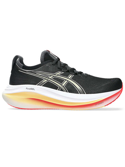 SCARPA RUNNING GEL NIMBUS 27 ASICS DA UOMO NERO