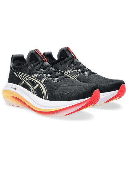 SCARPA RUNNING GEL NIMBUS 27 ASICS DA UOMO NERO