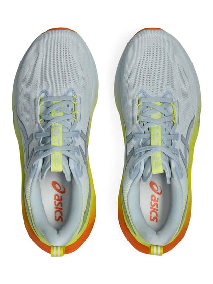 Asics Novablast 5, scarpa running uomo azzurra