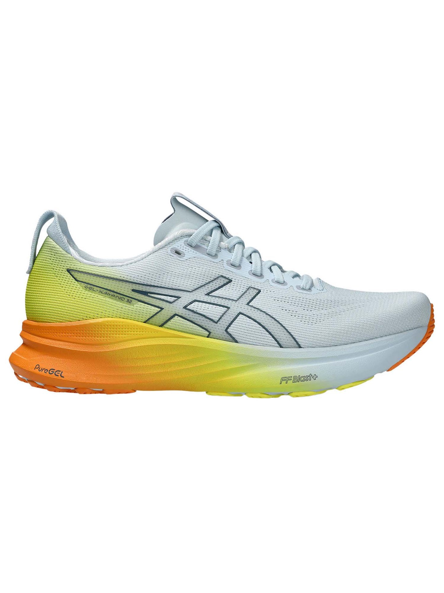 Asics Gel-Kayano 32, scarpe running uomo azzurre