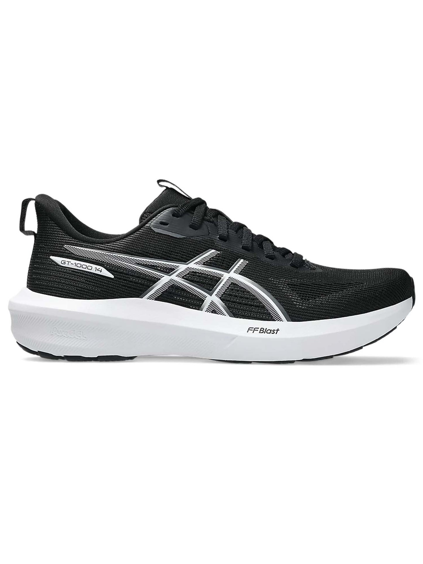 SCARPA RUNNING GT-1000 14 ASICS DA DONNA NERO