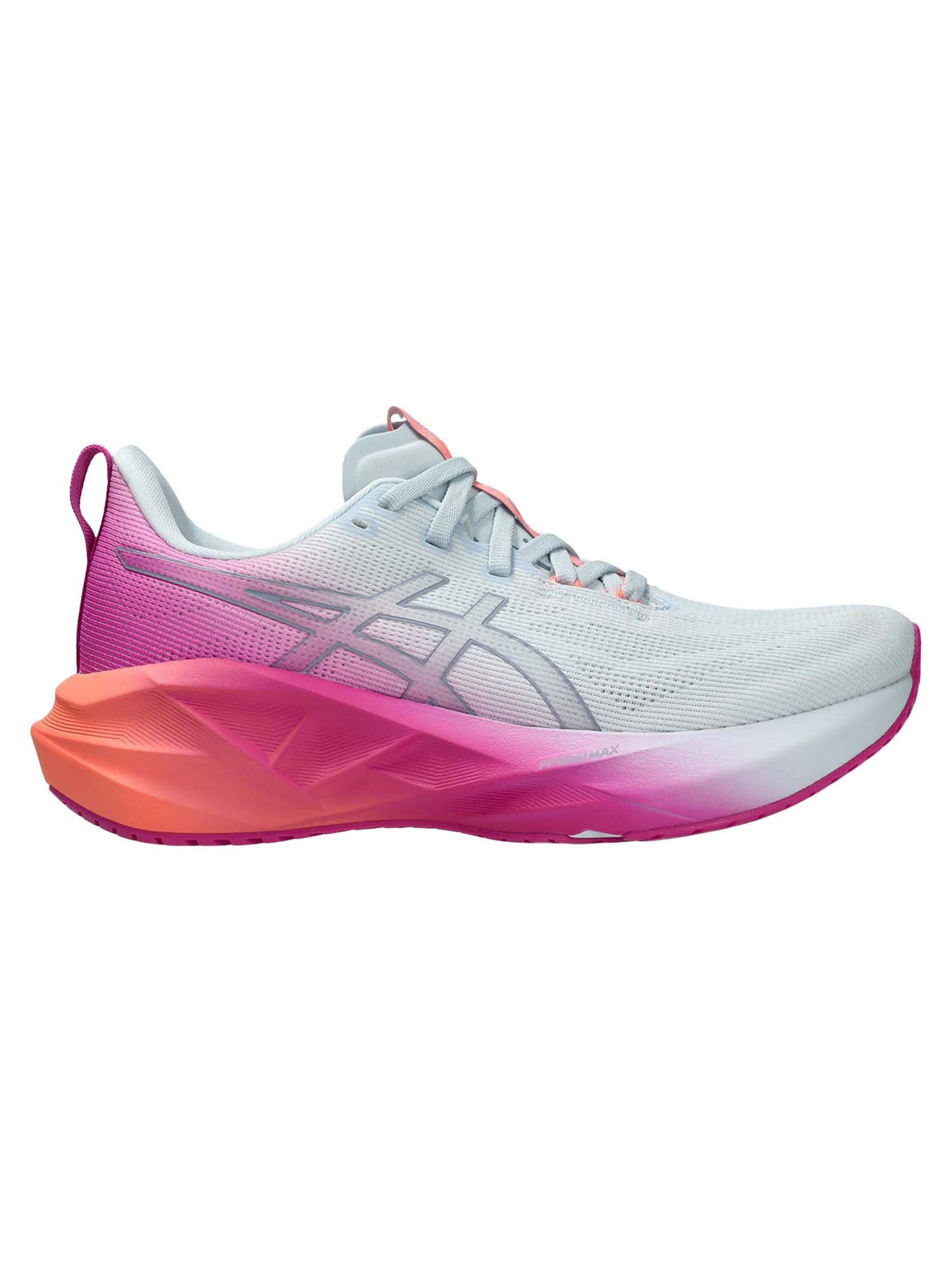 Asics Novablast 5, scarpa running donna azzurra con ammortizzazione