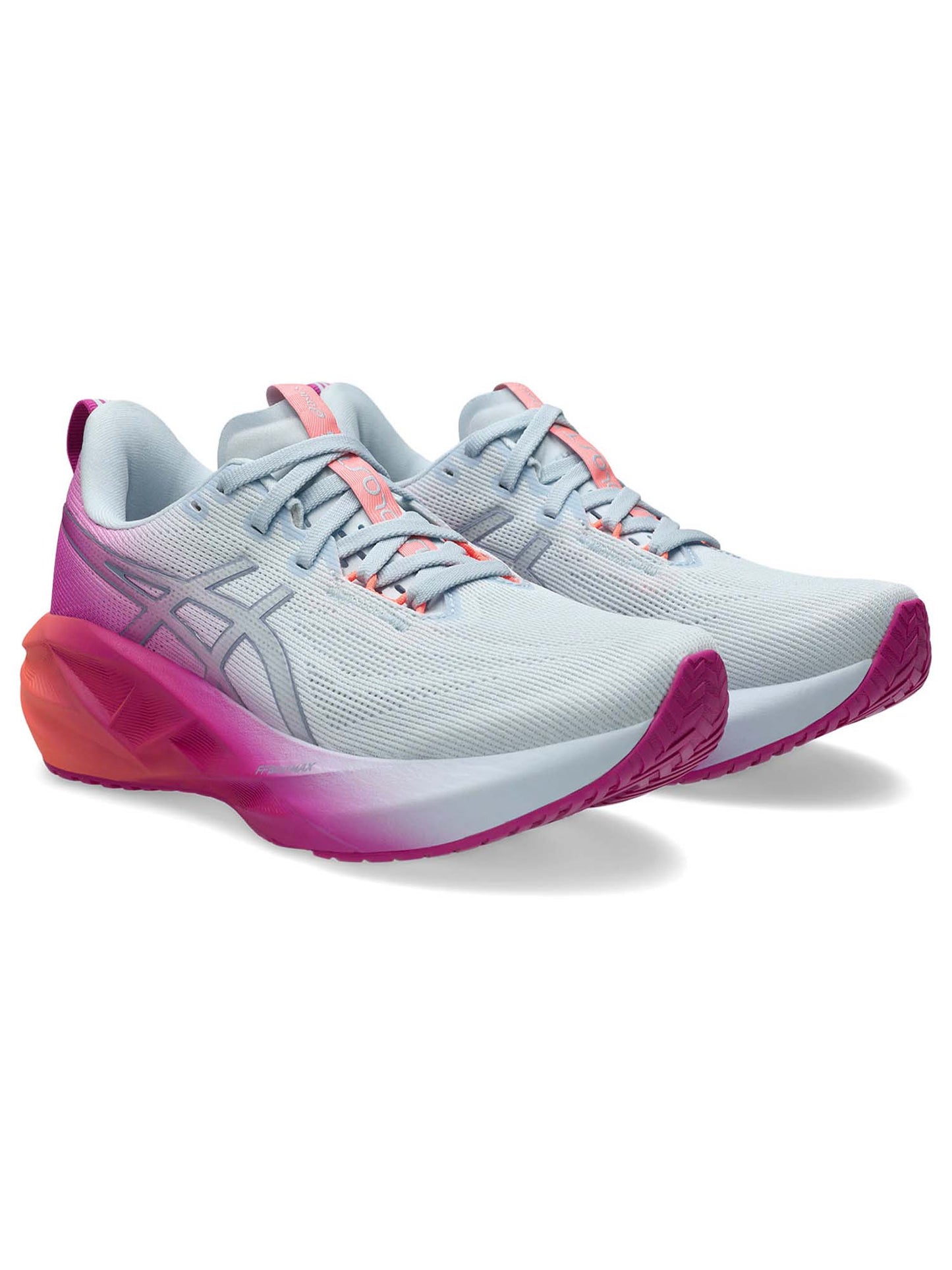 Asics Novablast 5, scarpa running donna azzurra con ammortizzazione