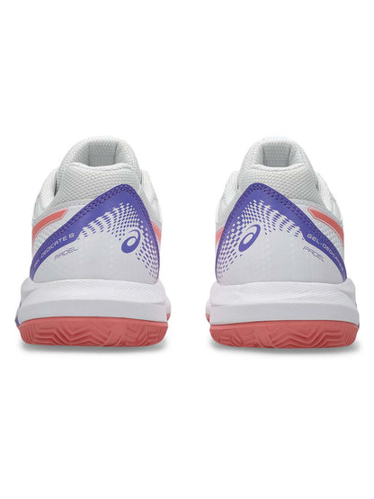 Asics Gel-Dedicate 8, scarpa da tennis donna bianca
