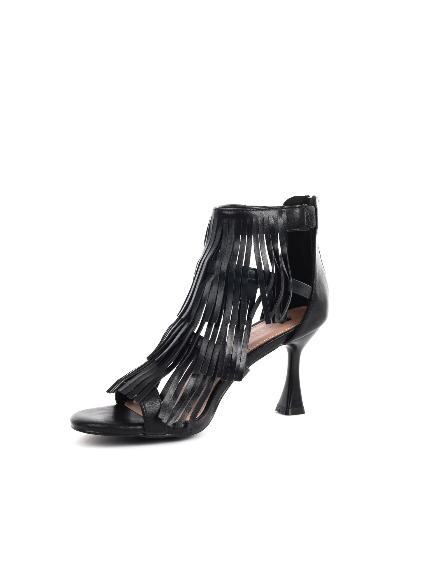 Sandalo elegante Clyo' nero da donna, versatile per ogni occasione