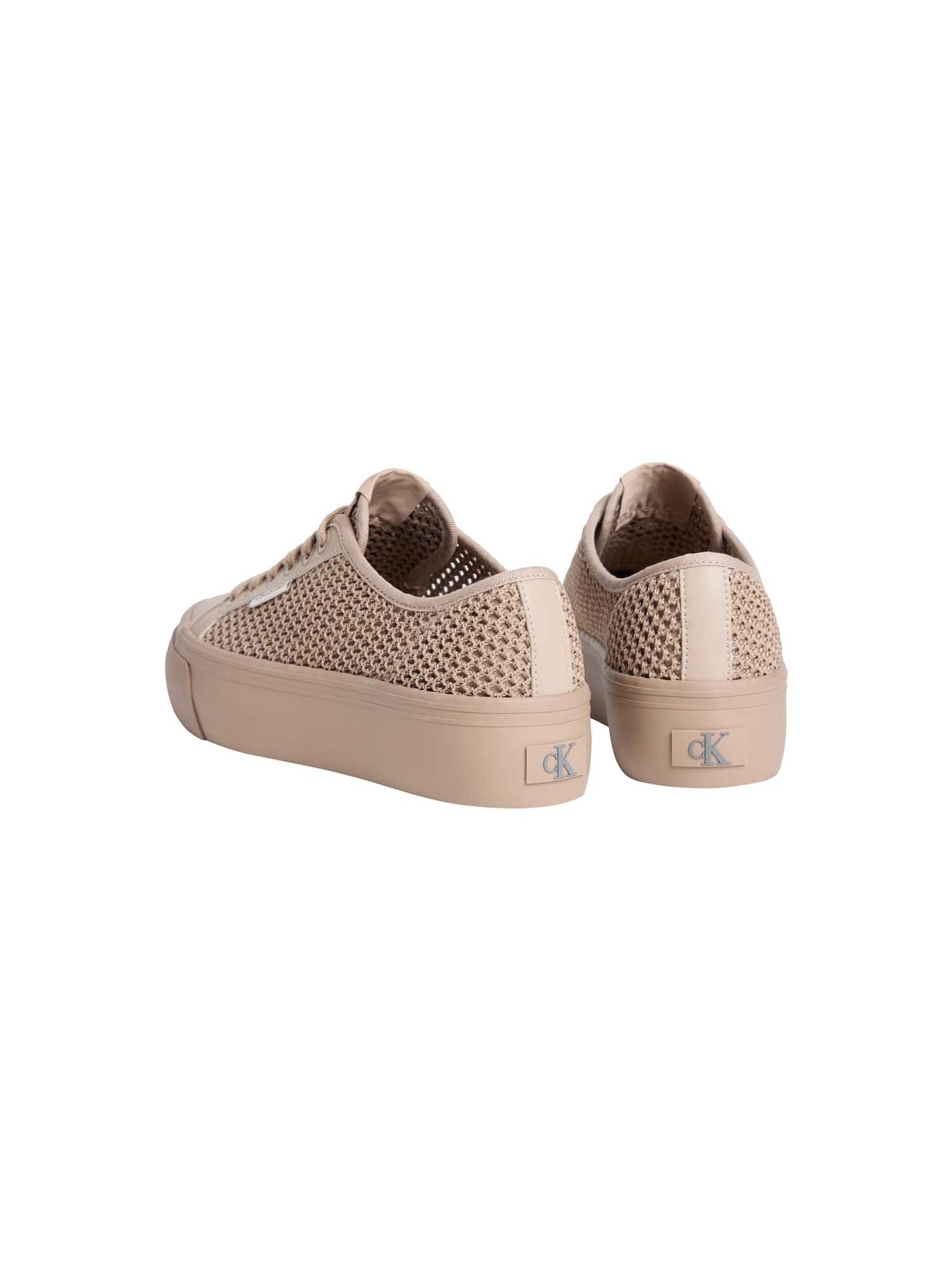 Sneakers Valentina Calvin Klein donna beige in mesh