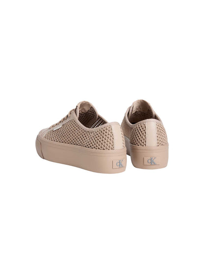 Sneakers Valentina Calvin Klein donna beige in mesh