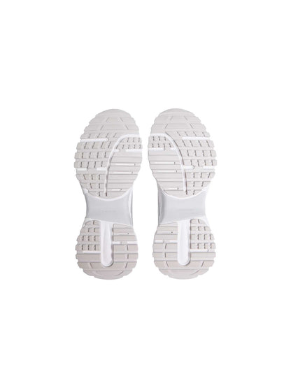 Ck hike run sneakers da donna bianco argento