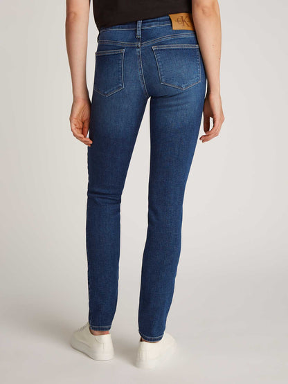DENIM MID RISE SKINNY CALVIN KLEIN JEANS DONNA JEANS SCURO