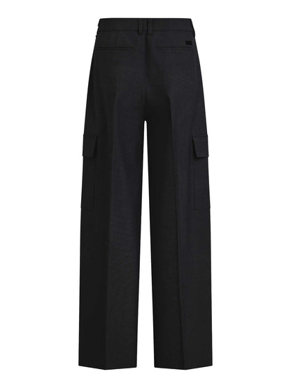PANTALONE RELAXED LEG TAILOR CALVIN KLEIN JEANS DONNA NERO